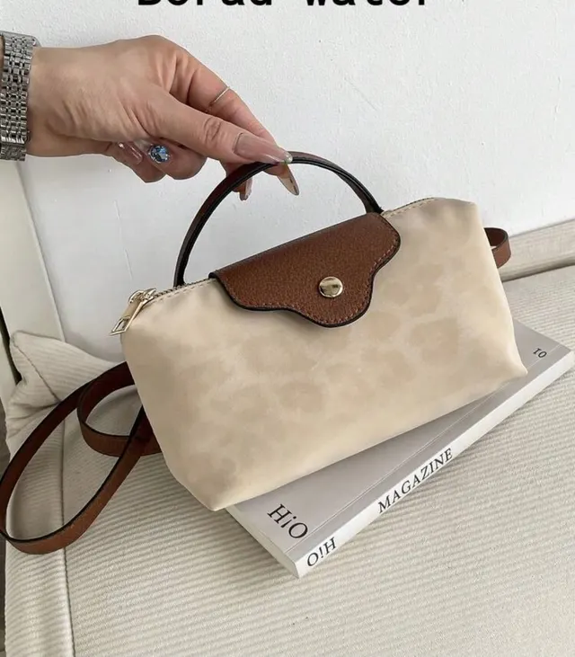 Cream Flap Mini Tote