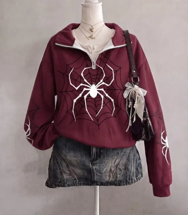 Wine Spider Half-Zip