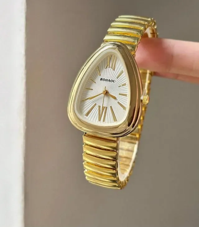 Gold Serpent Watch