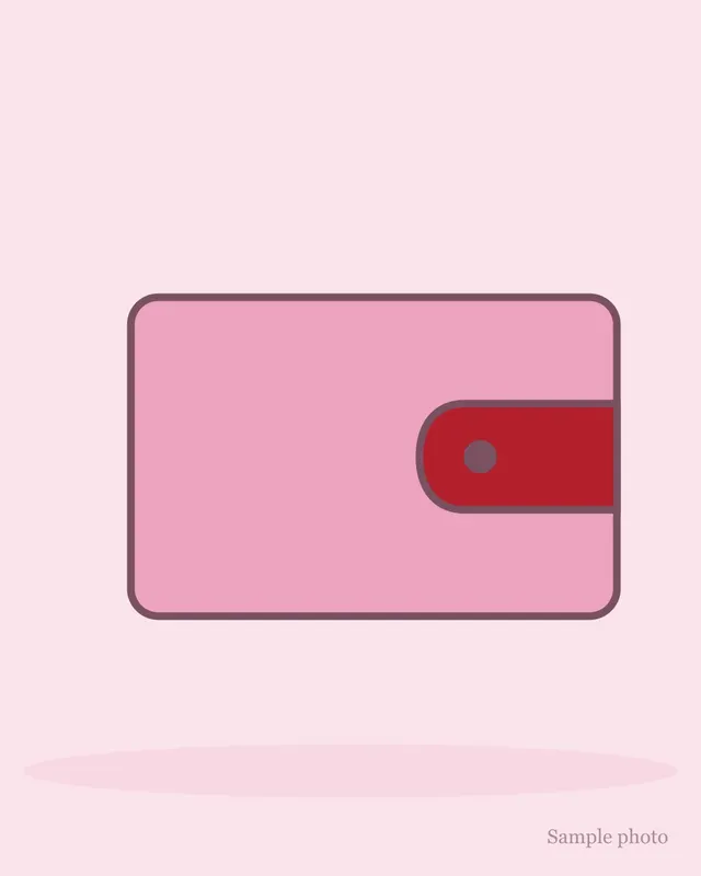 Strawberry Wallet — alternate view