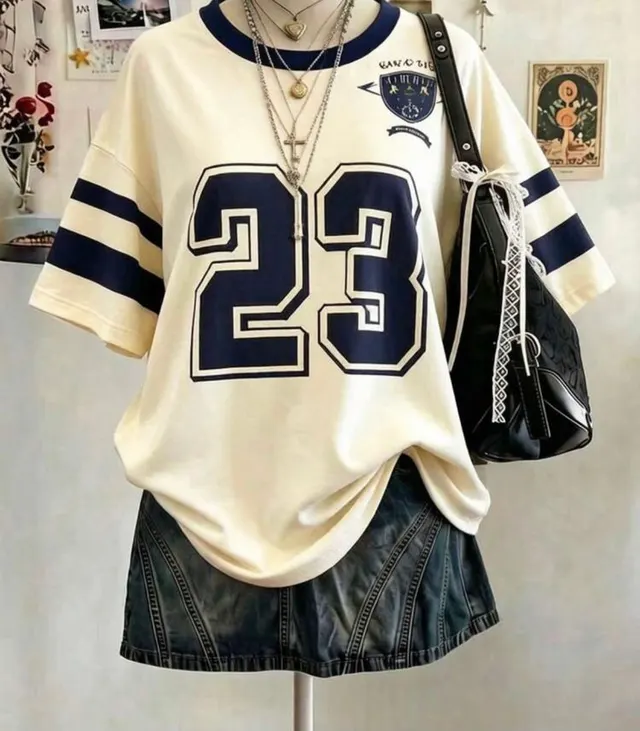 Navy 23 Varsity Tee