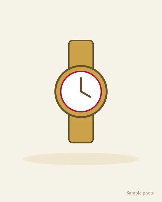 Gold Serpentine Watch